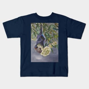 Fruit Bat Flowers Kids T-Shirt